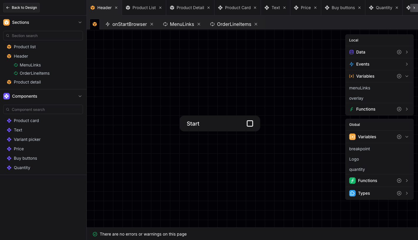 Blueprint modu genel bakışı